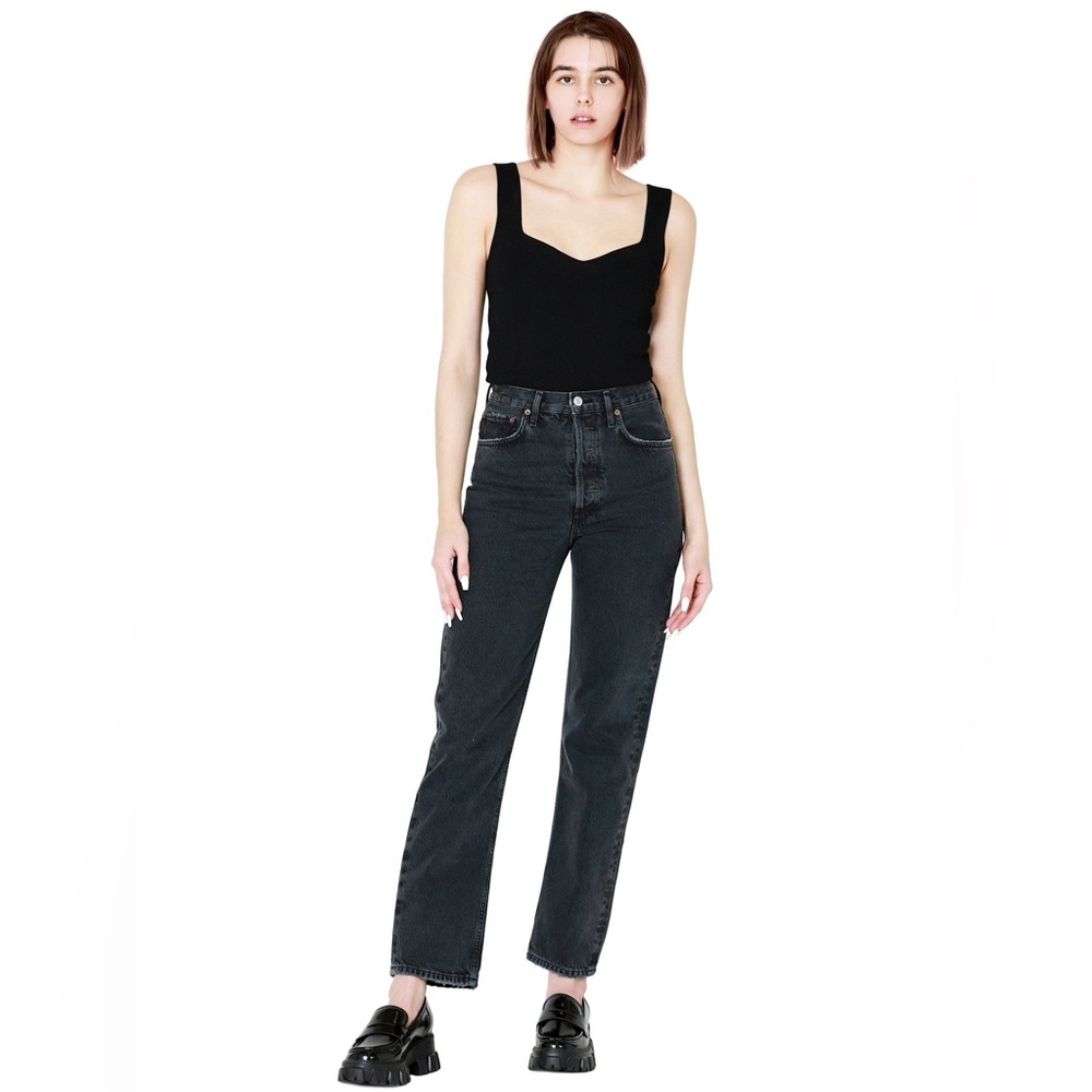 Agolde 90s Mid Rise Loose Fit Jeans in Phantogram
